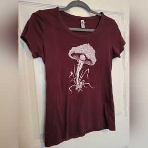 Womans graphic V neck Tee